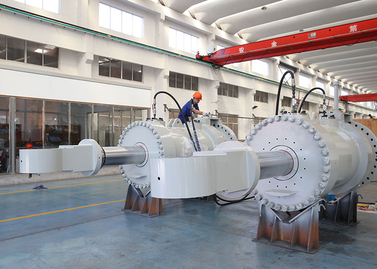 烏東德電站水輪機(jī)接力器，單機(jī)容量85萬(wàn)千瓦